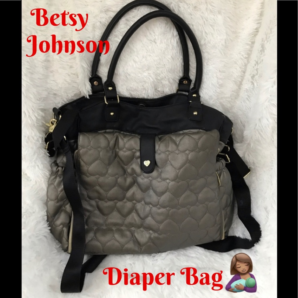 EUC Betsy Johnson Diaper Bag